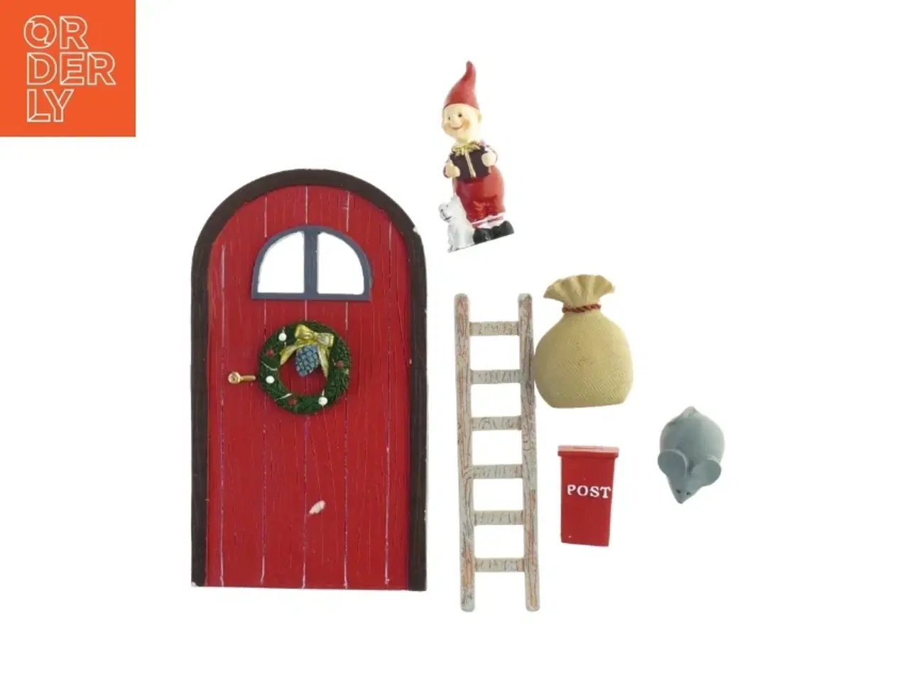 Billede 1 - Nissedør med tilbehør (str. 17 cm)