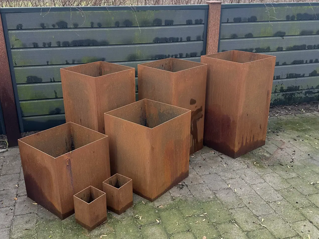Billede 2 - Corten Plantekasse/krukke
