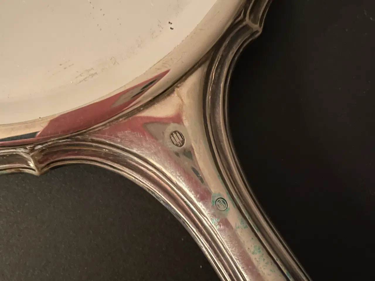 Billede 3 - Vintage sølvspejl, børster og kam