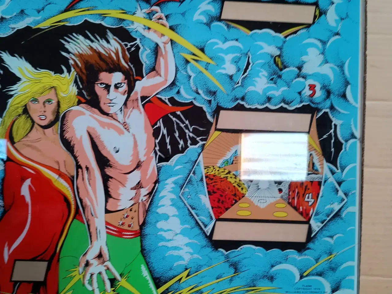 Billede 3 - Flash topglas til flippermaskine