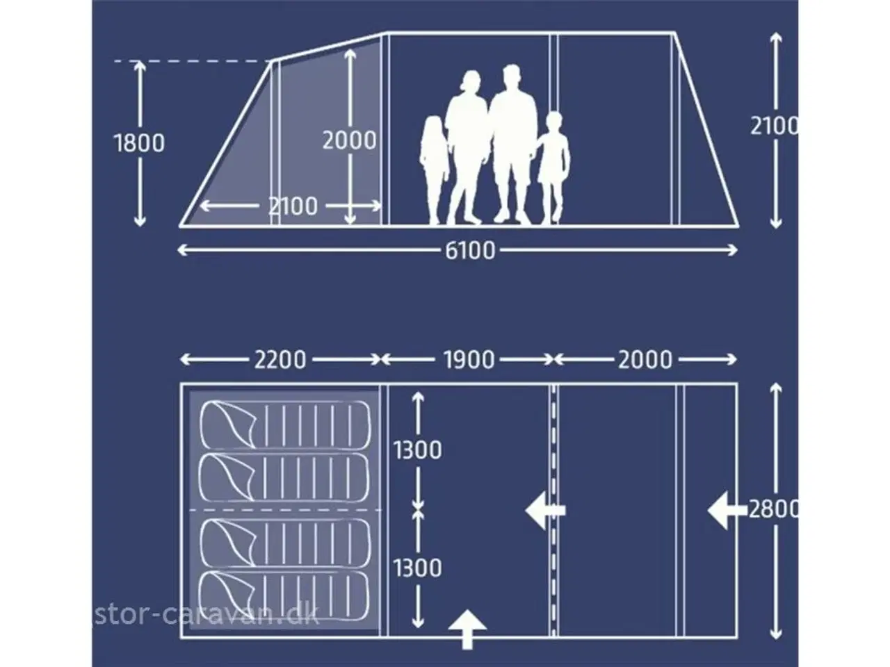 Billede 1 - Kampa Hayling 4    2995.00 kr