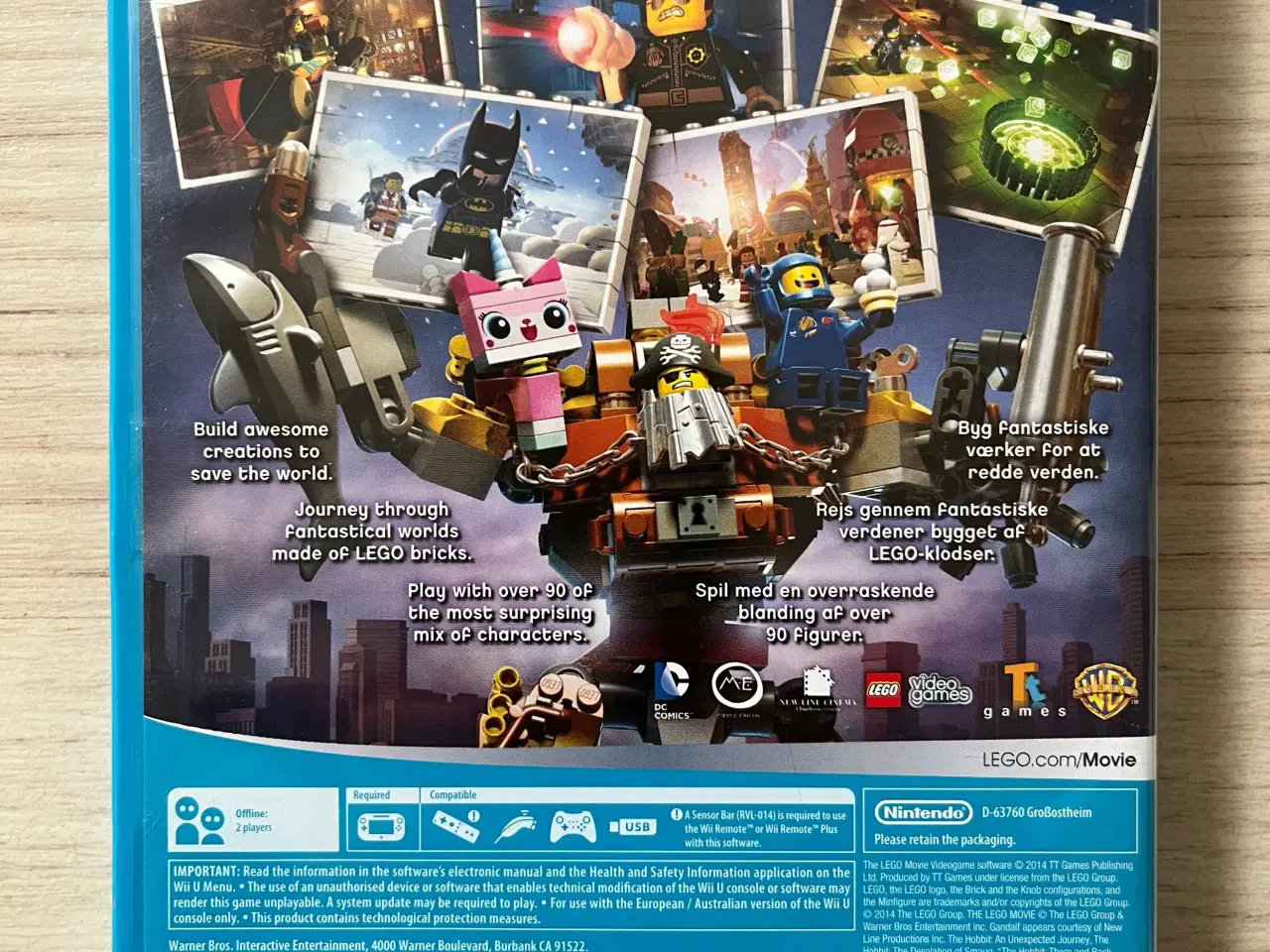 Billede 2 - (Wii U) The LEGO Movie Videogame 