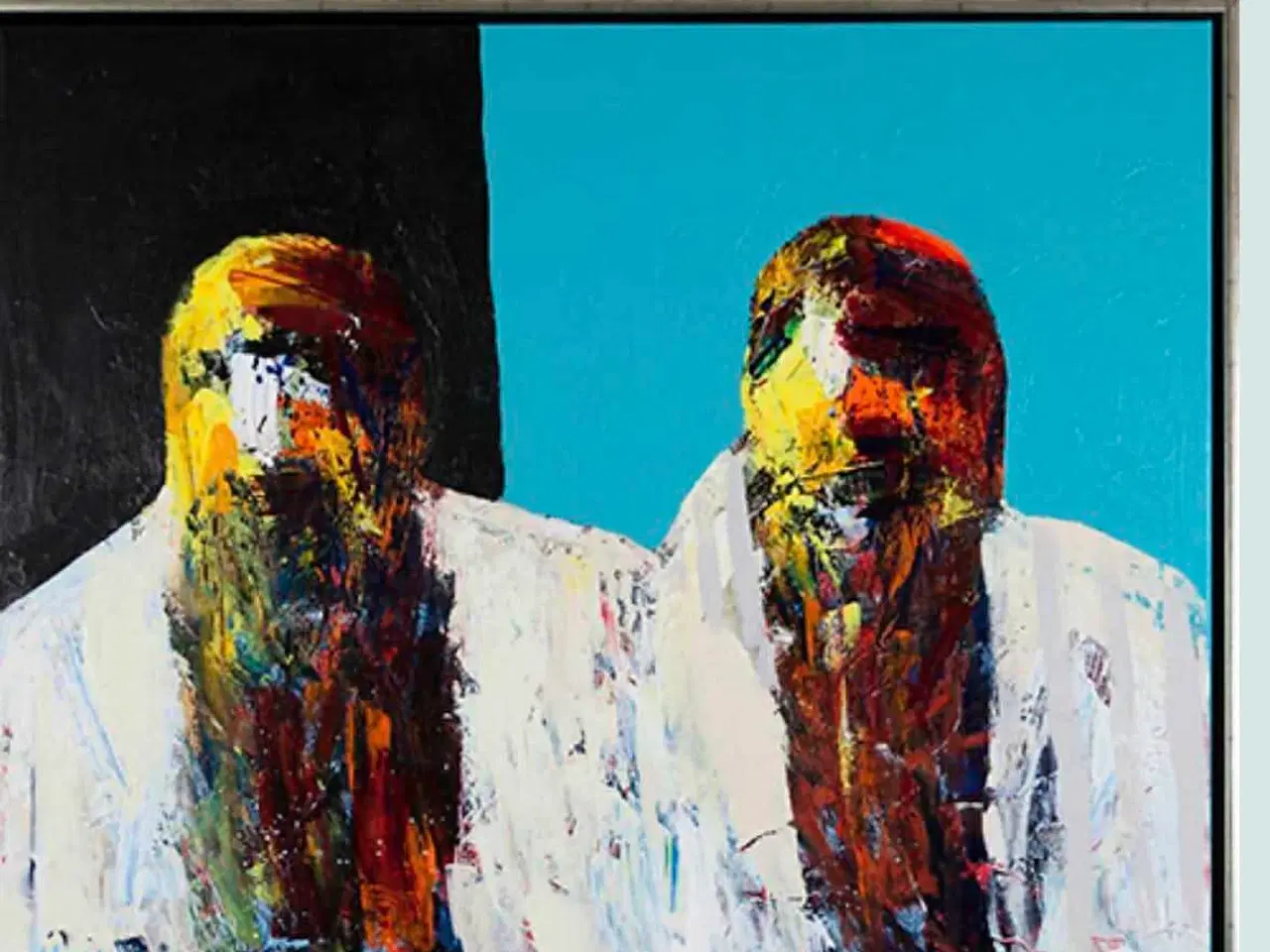 Billede 1 - 2 stk Johnny Madsen malerier