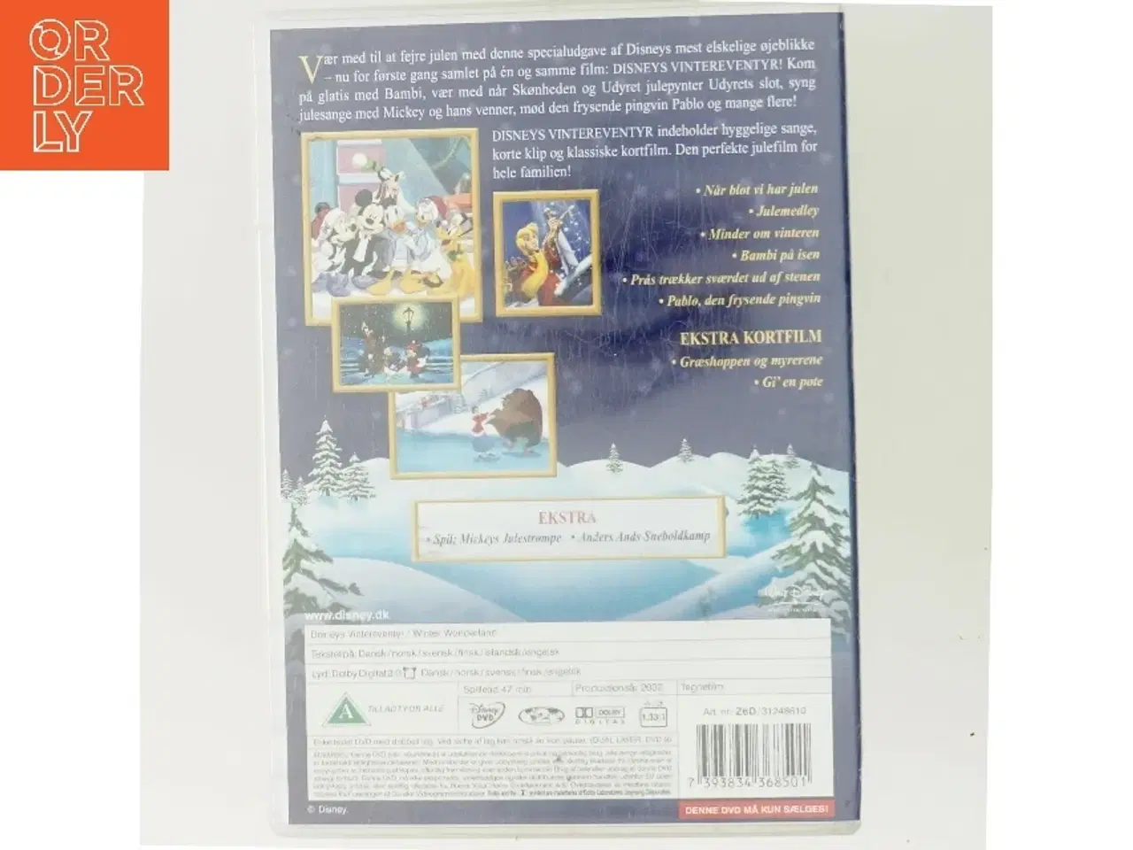 Billede 3 - Disney's Vintereventyr DVD fra Disney med Mickey Mouse (DVD)