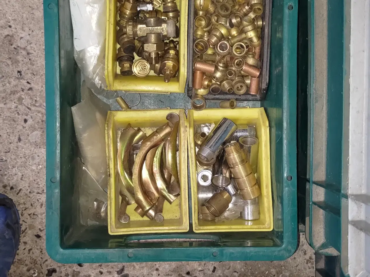 Billede 6 - Fittings, galv., sort, messing, termometre osv.