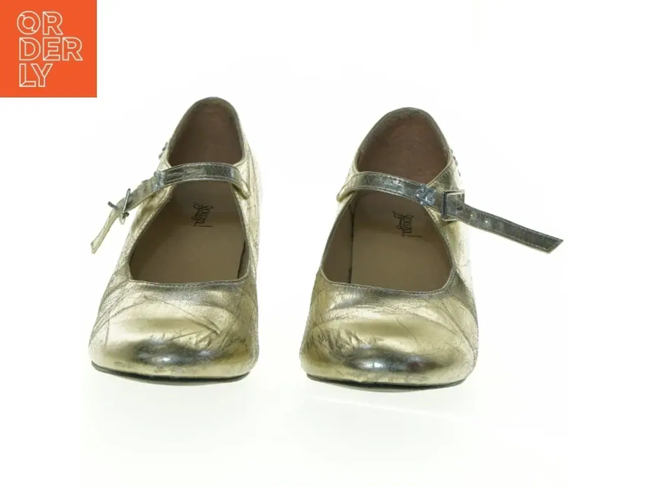 Billede 5 - Guldsko med hæl fra Souza (str. 33)