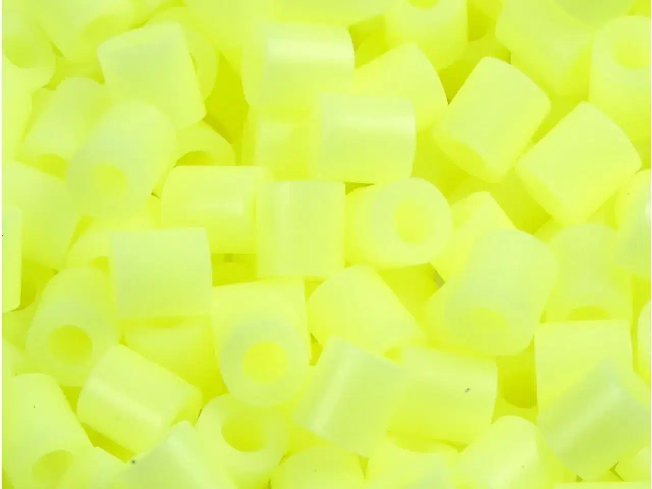 Billede 1 - Rørperler Gul Pastel 5x5 mm - 6000 stk.
