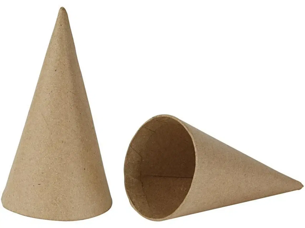 Billede 1 - Kreative Papmaché Kegler - 10 stk. H: 14 cm, D: 7 cm