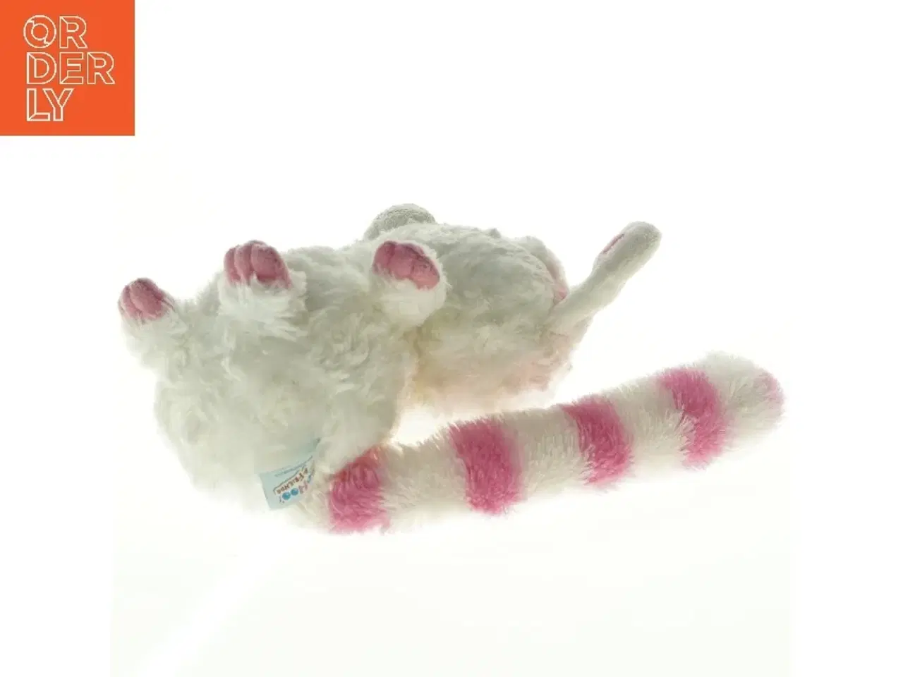 Billede 1 - Tøjdyr kat med lang hale fra Ty (str. 20 x 10 cm)