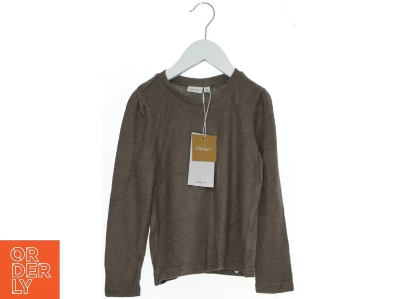 Billede 1 - Brun langærmet bluse fra Name It fra Name It (str. 110)