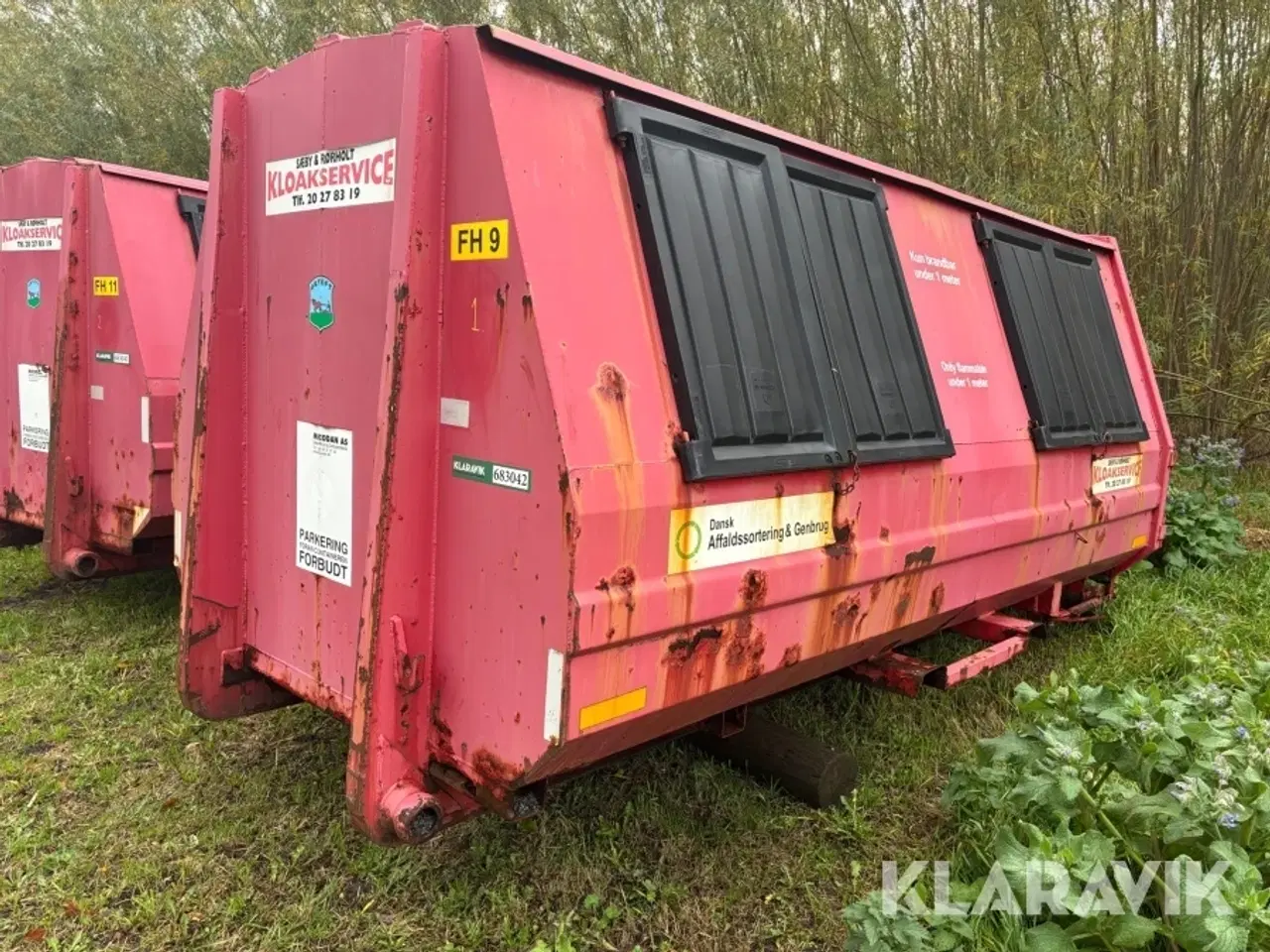 Billede 1 - Miljøcontainer Miljø-Art 4000 type L 3/3 mm