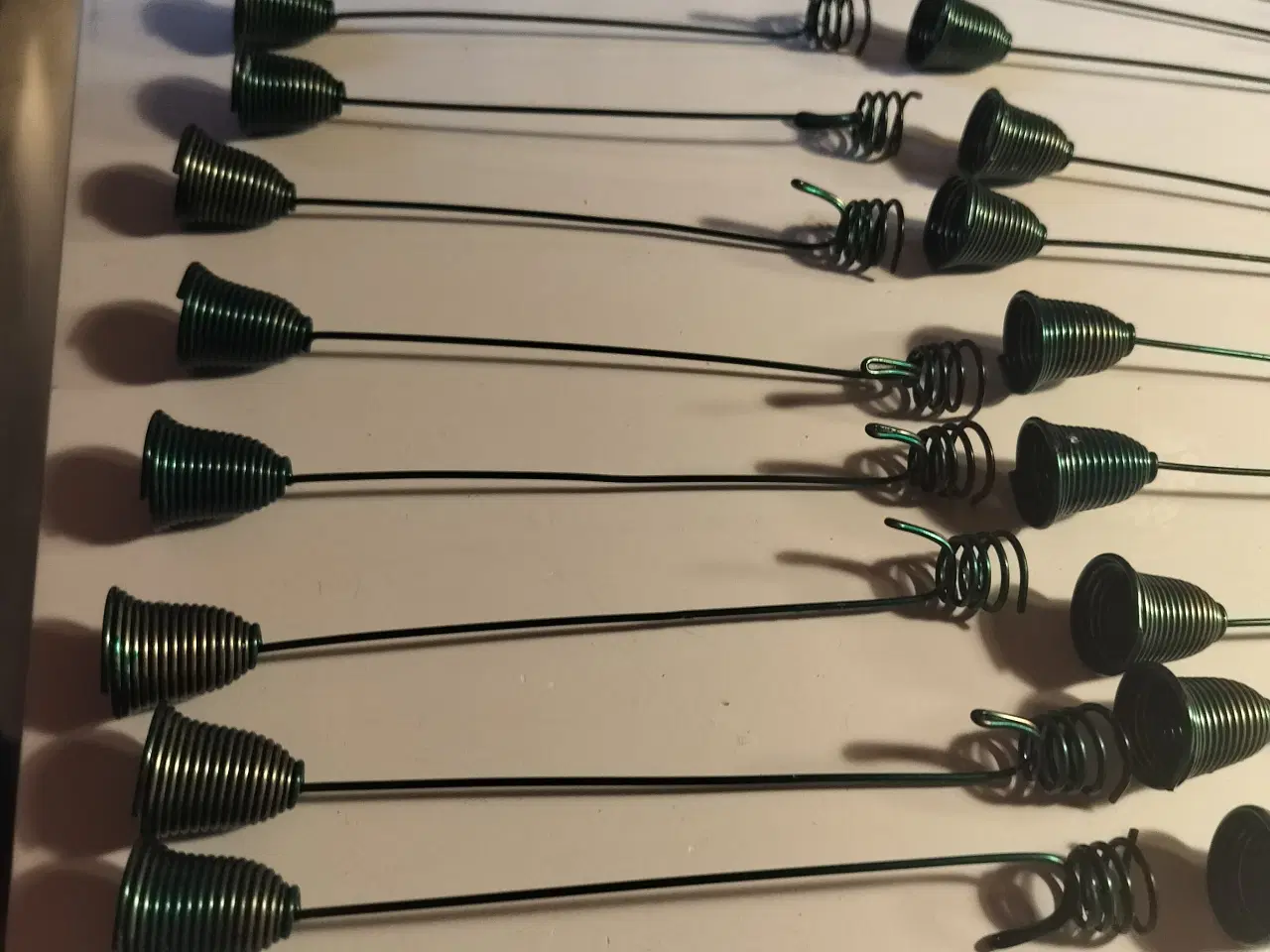 Billede 3 - julepynt gammelt Julelys holdere pæne grønne