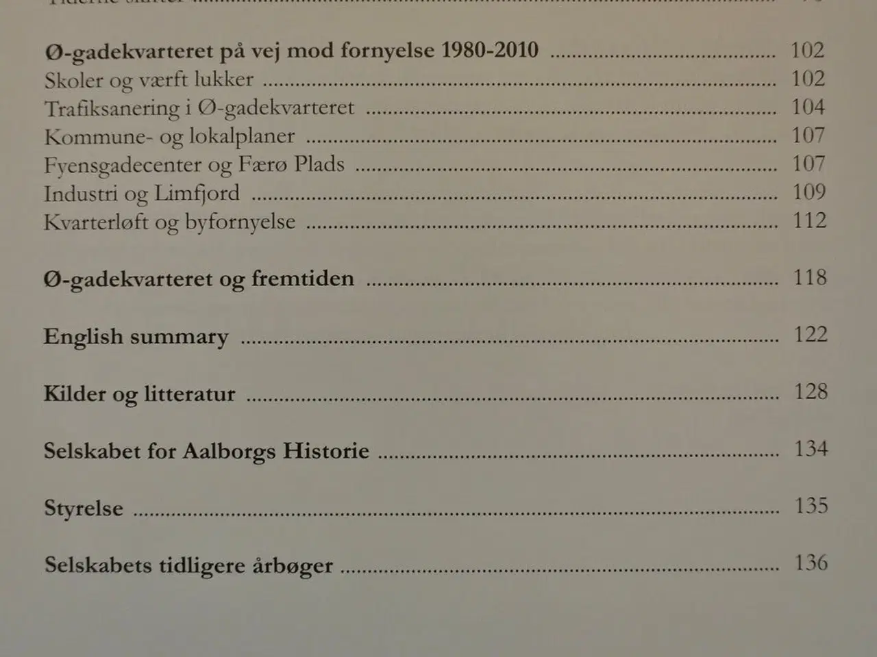 Billede 3 - ø-gadekvarteret i aalborg - aalbogbogen 2010, af j