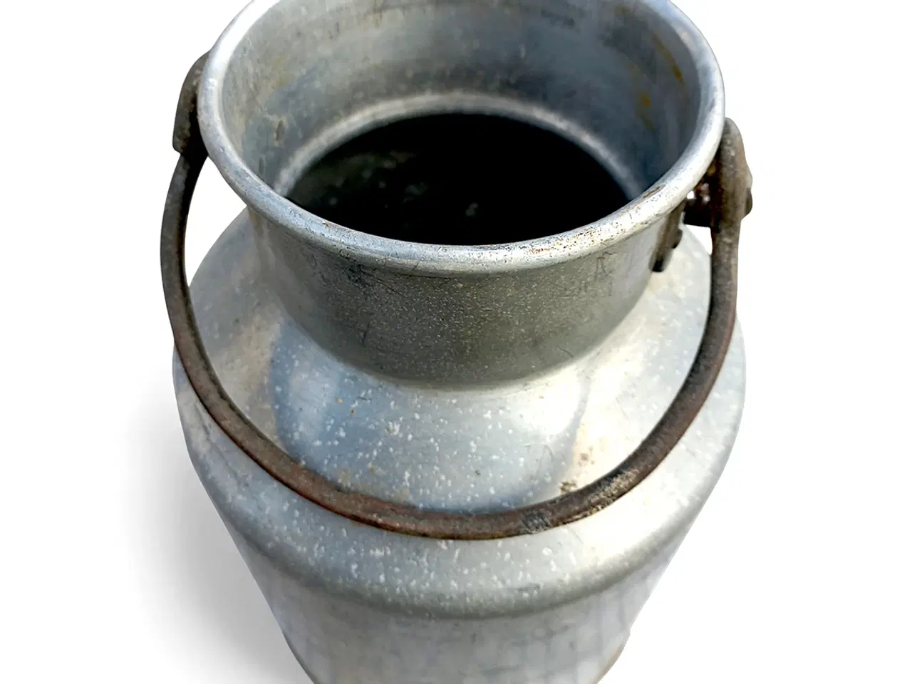 Billede 8 - Gammel 5 liters mælkejunge i aluminium