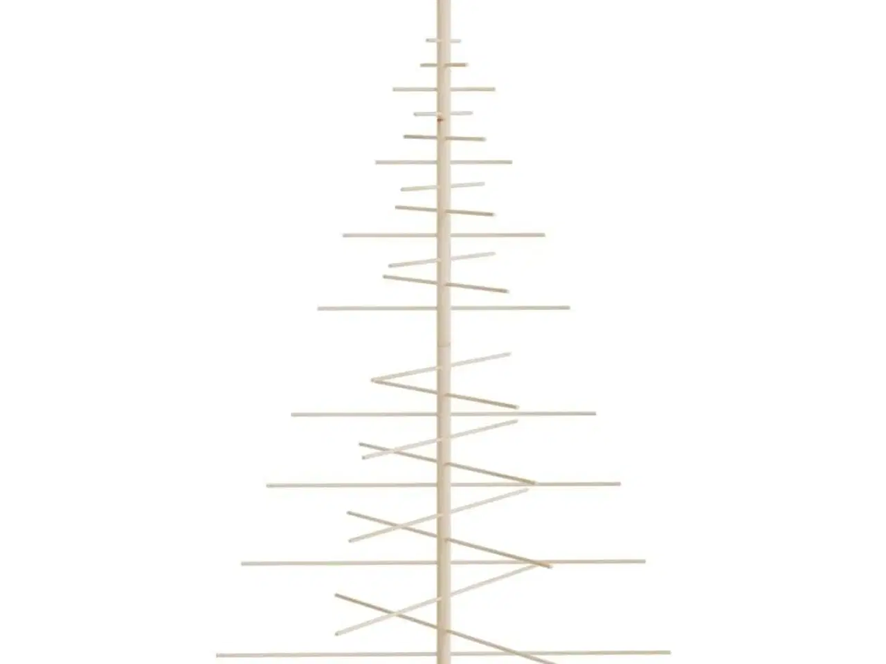 Billede 2 - Dekorativt juletræ 180 cm massivt fyrretræ