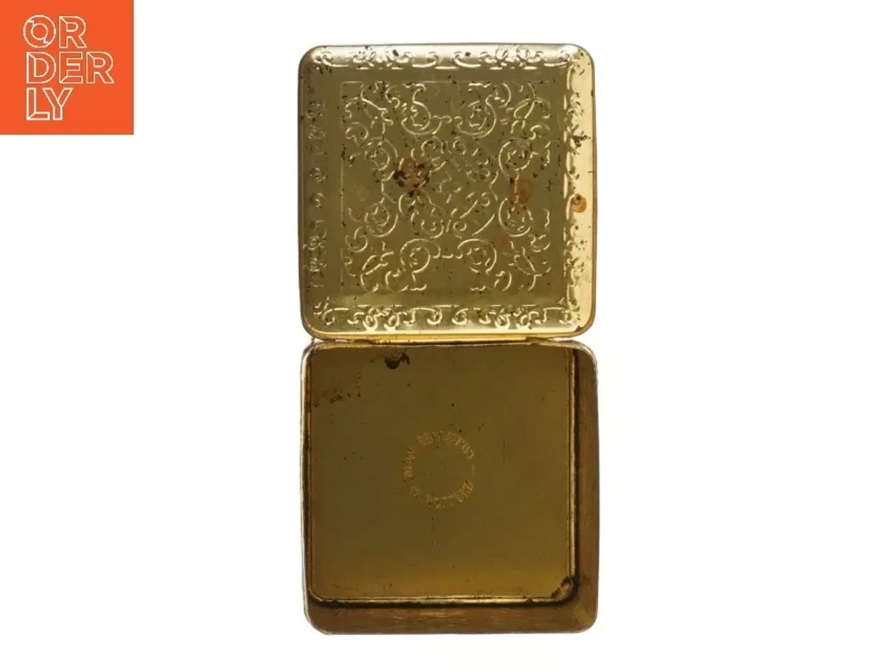 Billede 2 - Dekorativ metalæske (str. 10x9,5 cm)