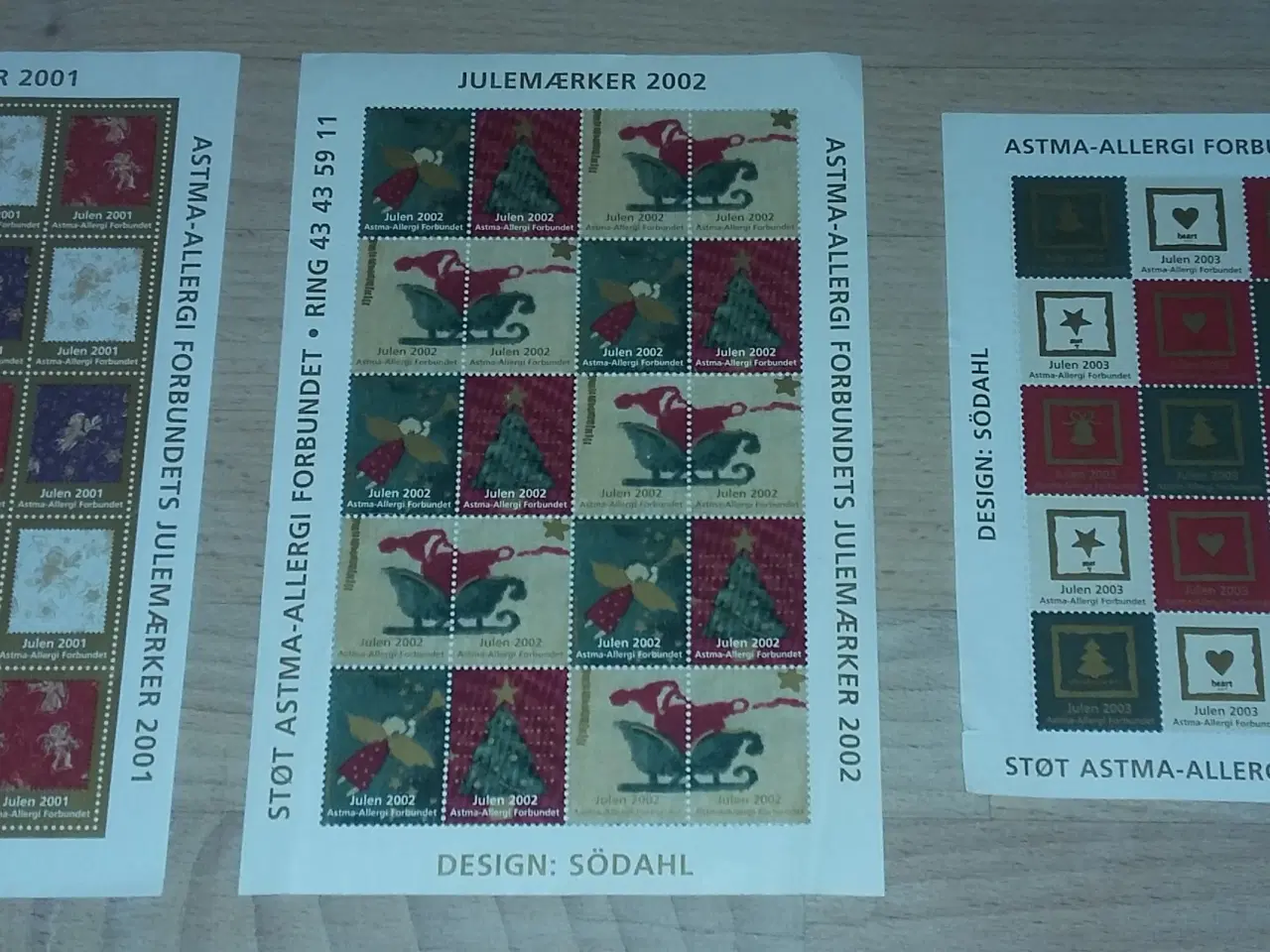 Billede 1 - Julemærker og klistermærker