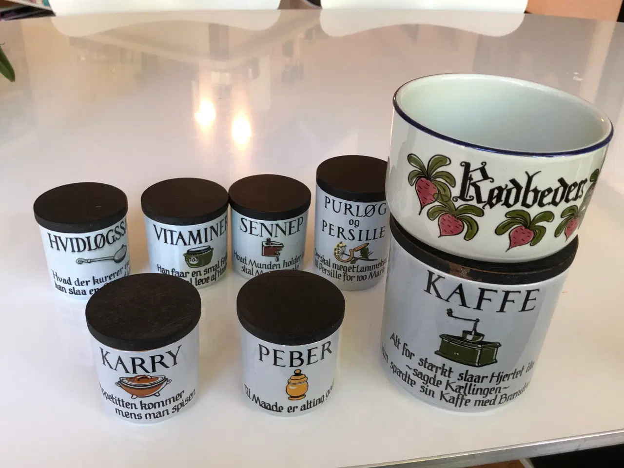 Billede 2 - Pernille krydderikrukker fra Knabstrup