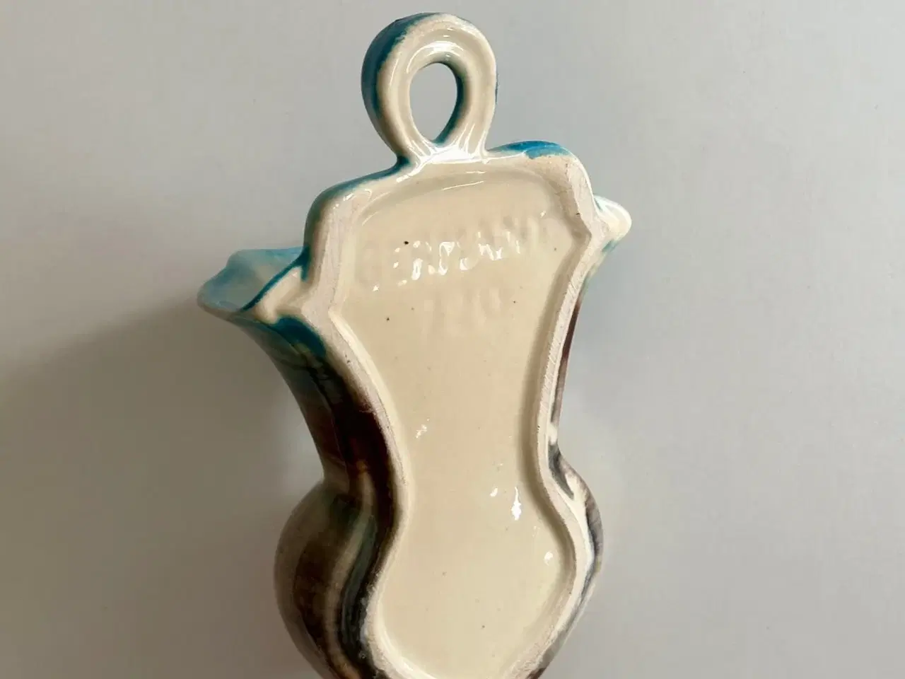 Billede 5 - Vægvase m sorte striber