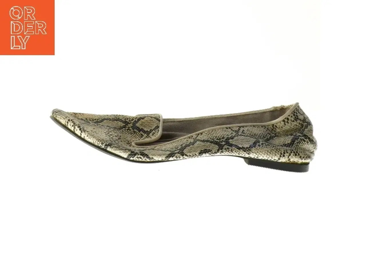 Billede 1 - Nye Dame loafers med slangeskindsmønster (str. 38 )