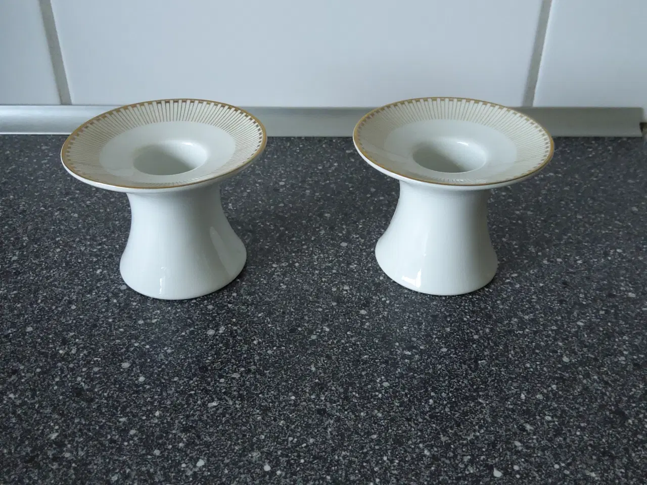 Billede 5 - Porcelæn lysestager 