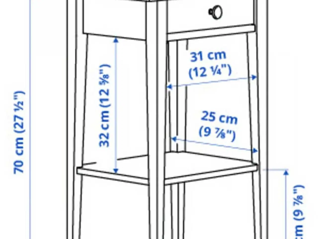 Billede 2 - Sengebord Ikea