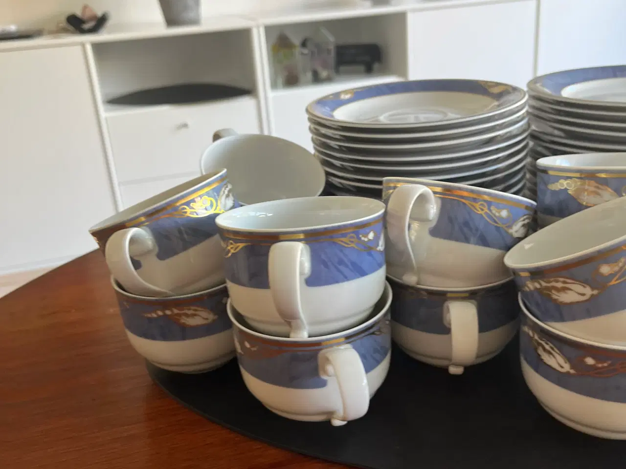 Billede 1 - Blå Magnolia – Royal Copenhagen - Kaffestel
