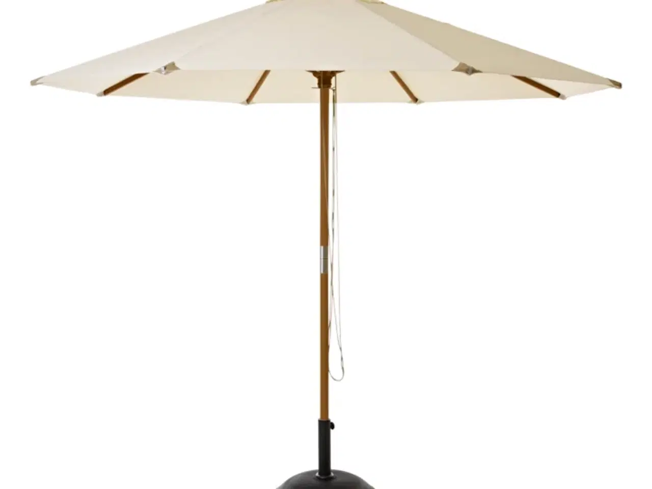 Billede 2 - Parasol Ø 3 meter i natur