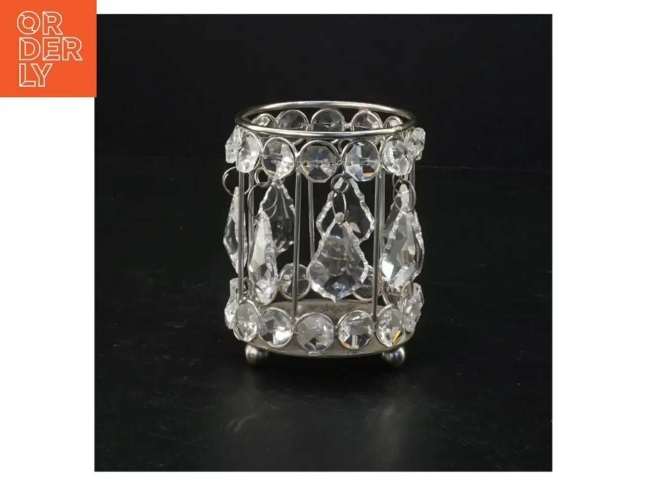 Billede 1 - Krystal lysestage (str. 10 x 8 cm)