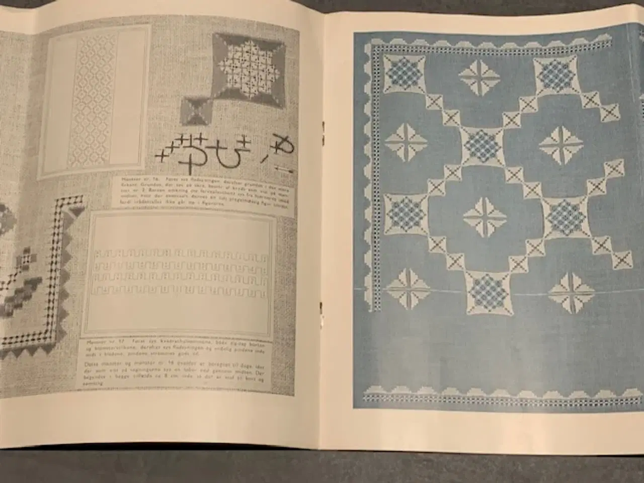 Billede 4 - Sammentræksmønstre / sammentræksbroderi Clara Wæve
