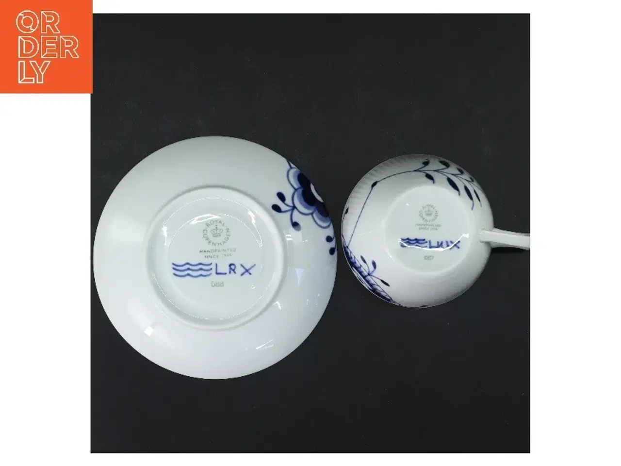 Billede 2 - Mega mussel tekop og underkop fra Royal Copenhagen (str. Ø 10 & 16 cm)