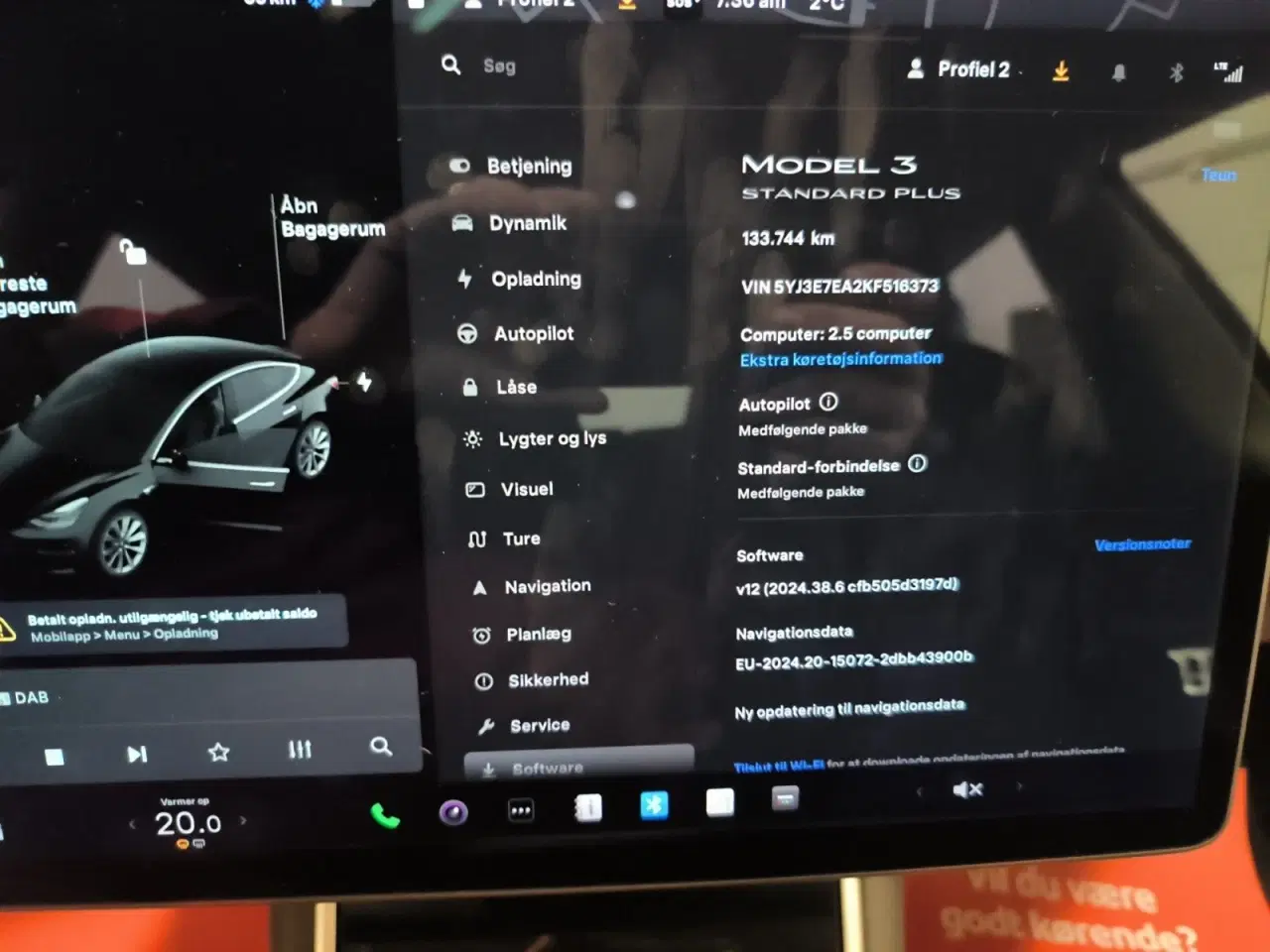 Billede 9 - Tesla Model 3  Standard Range+ RWD