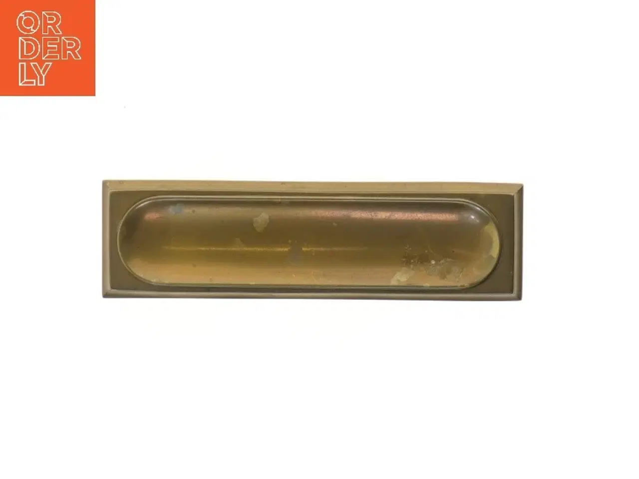 Billede 2 - Bronze rektangulært penne fad (str. 22,5x6,5 cm)