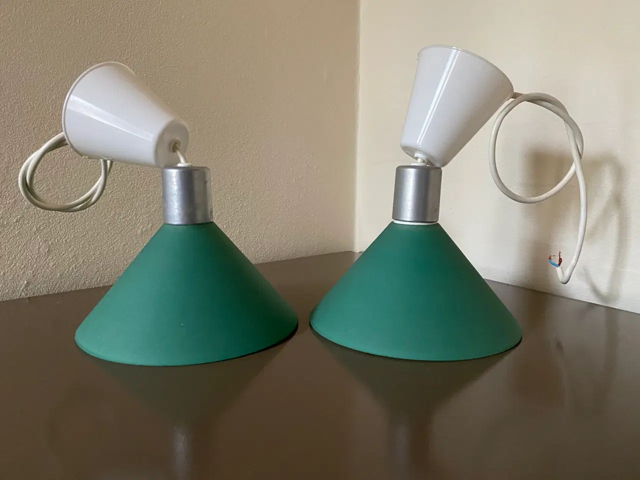 Billede 1 - 2 grønne loftslamper