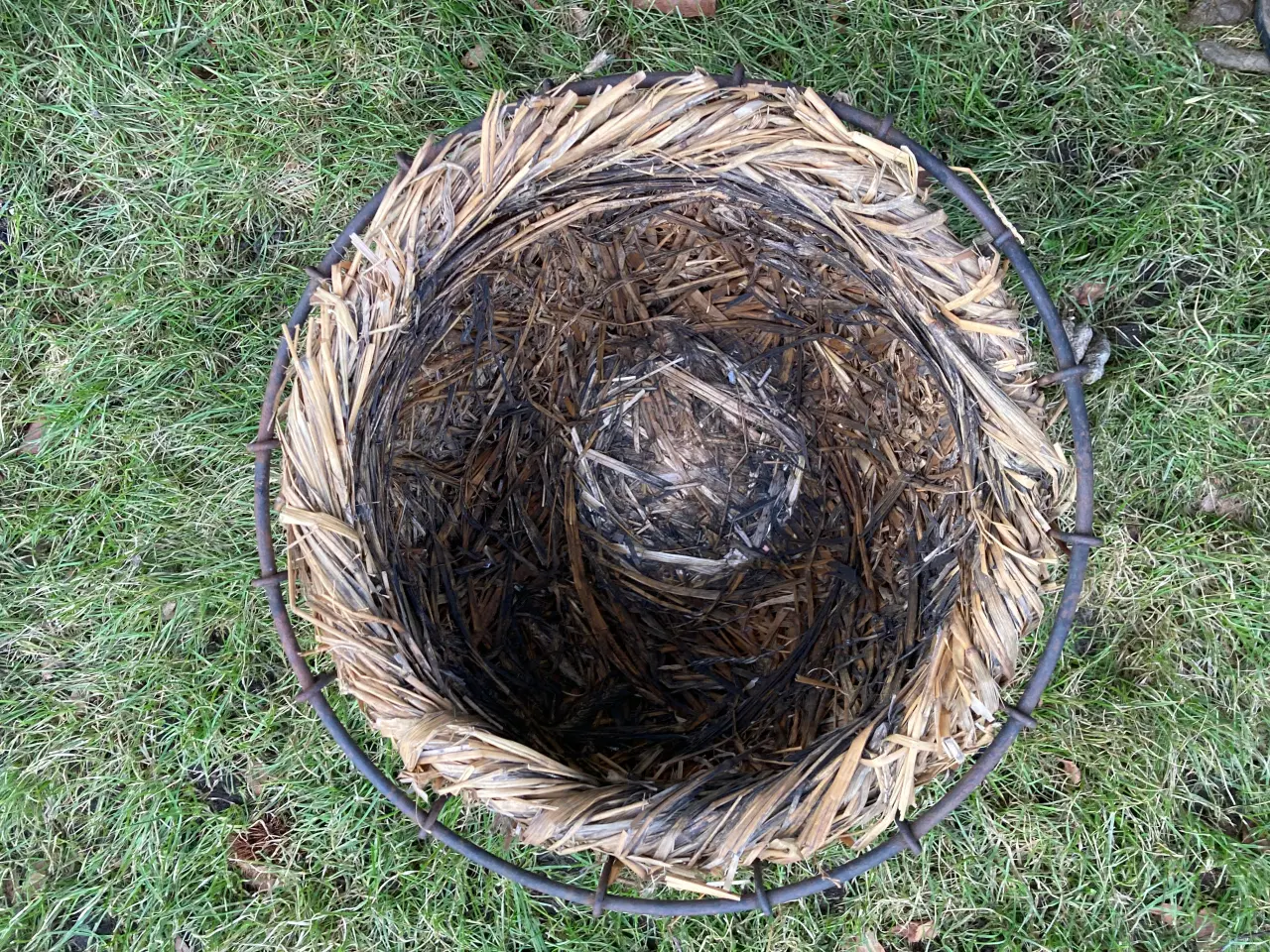 Billede 2 - Vinballon i kurv