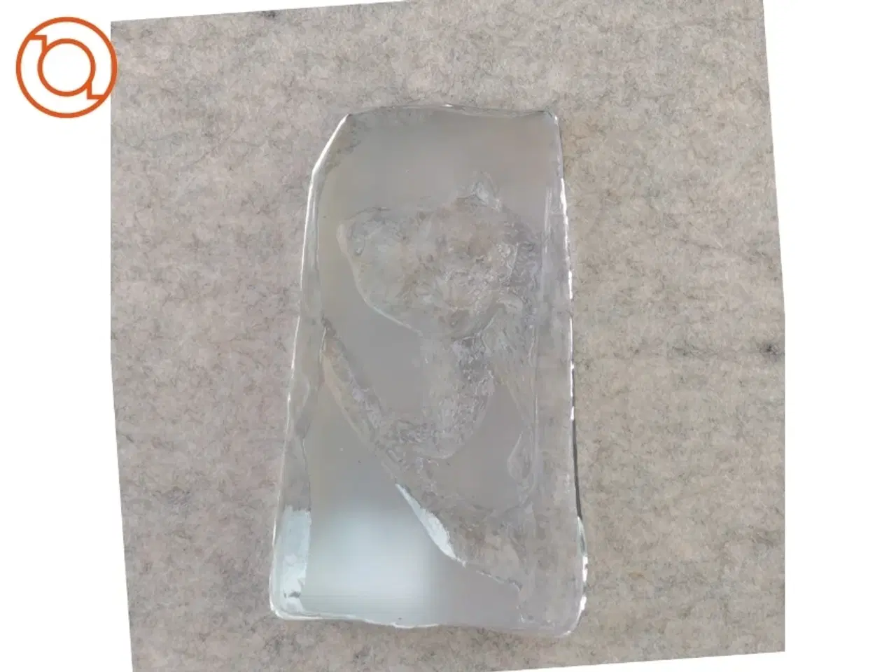 Billede 2 - Glas skulptur (str. 14 x 7 cm)