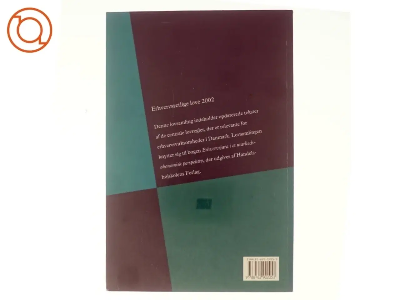 Billede 3 - Erhvervsretlige love 2002 (Bog)