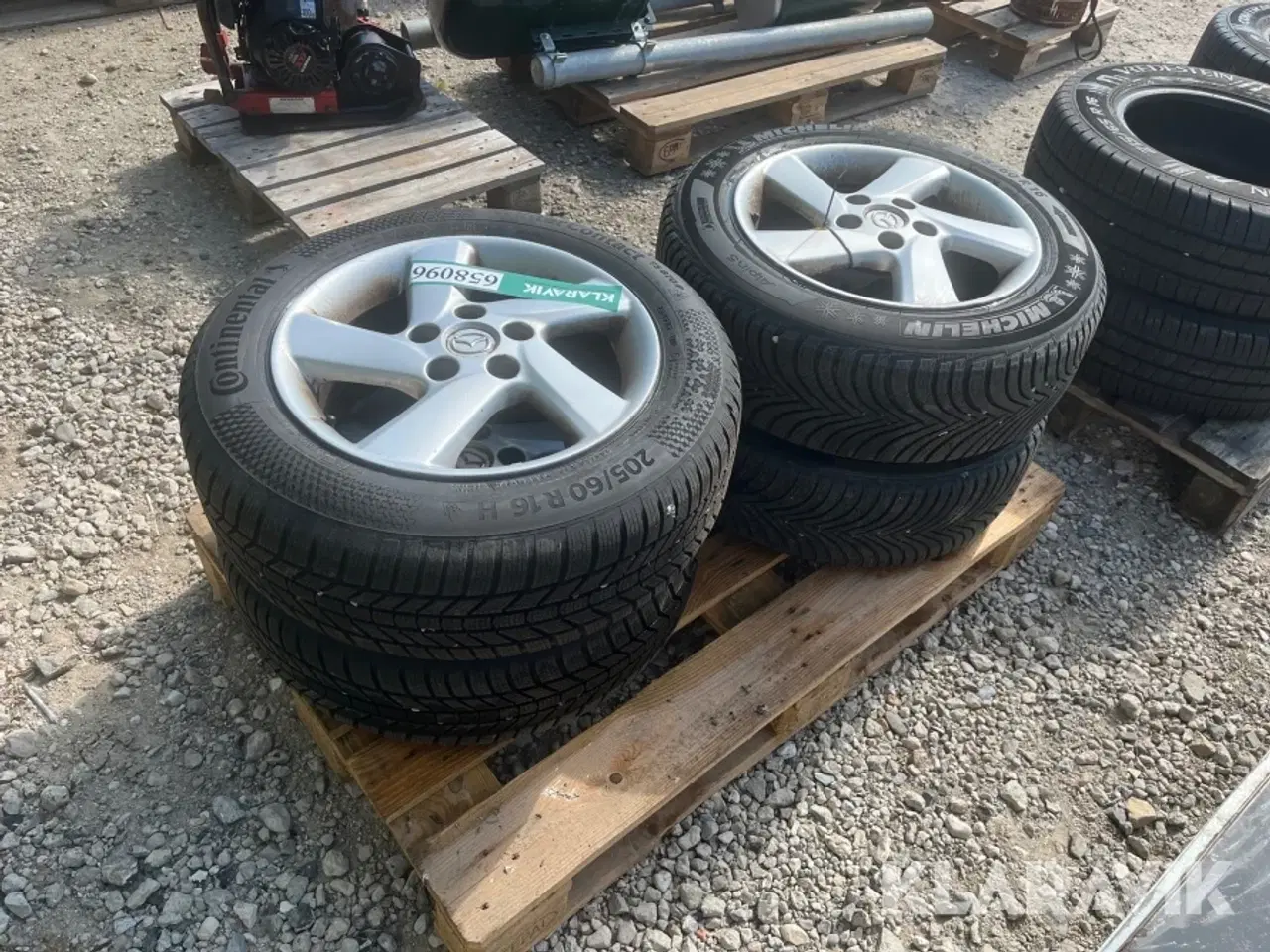 Billede 3 - Dæk Michelin / Continental Alpin 5 / wintercontact