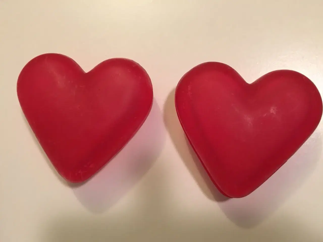Billede 1 - Hjerteformet glas æsker