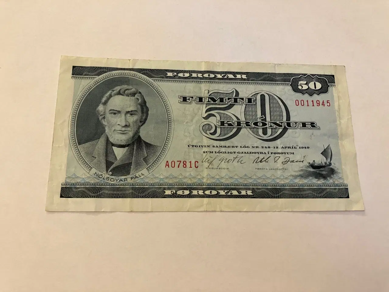Billede 1 - 50 Kronur Færøerne
