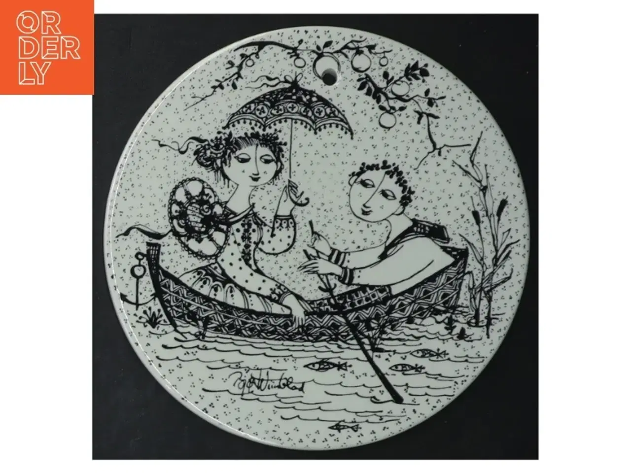 Billede 4 - Nymølle Bjørn Wiinblad månedsvægplatter fra Nymlle (str. Ø. 15 cm. 6 styk)