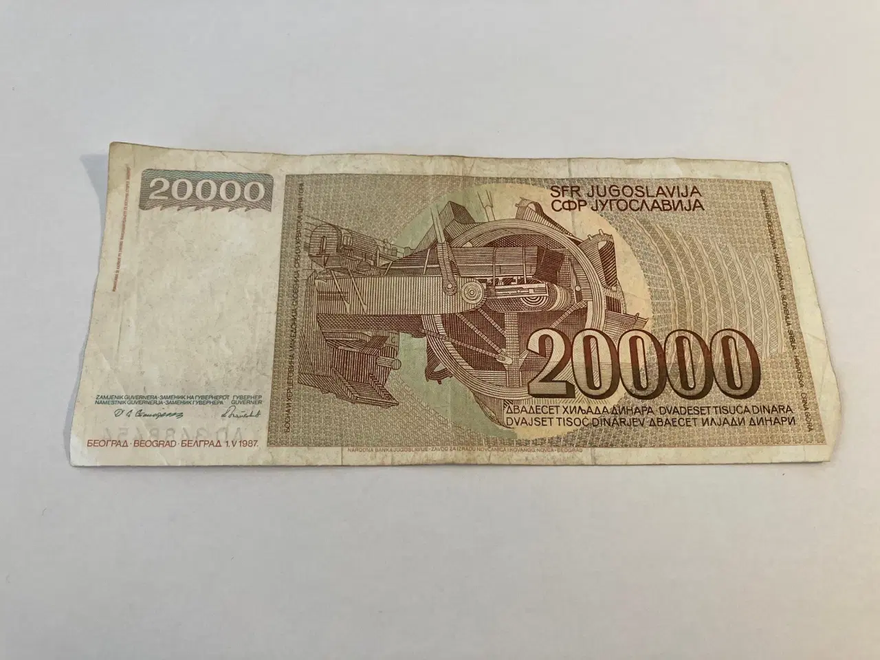 Billede 2 - 20000 Dinara Yugoslavia