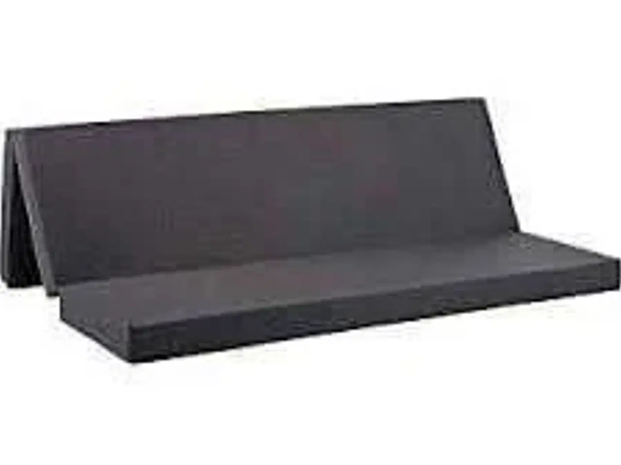 Billede 2 - Sleepy lux foldemadras Antracit 180x150x12 cm