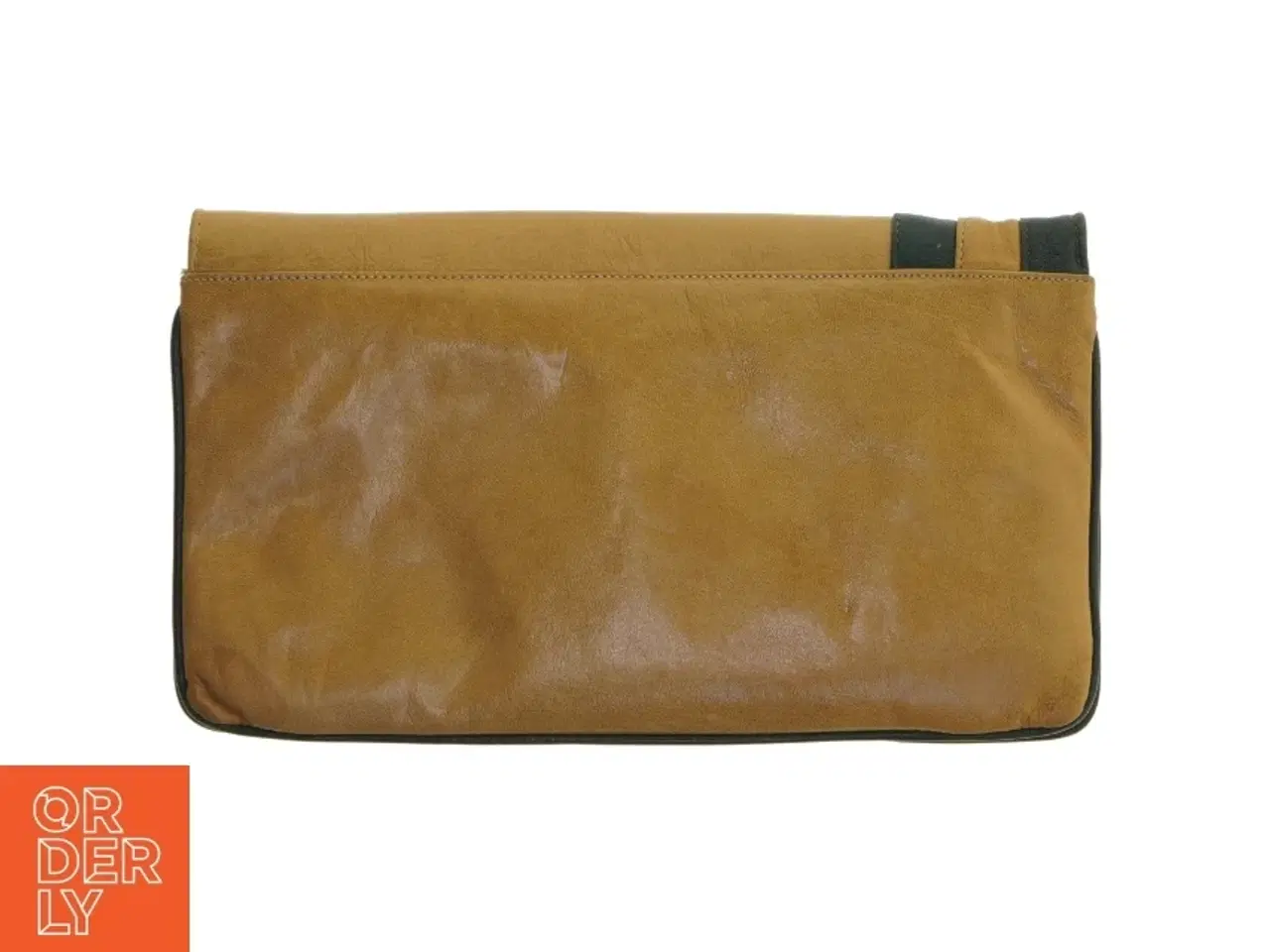 Billede 2 - Læder clutch taske (str. 28,5x16,5 cm)
