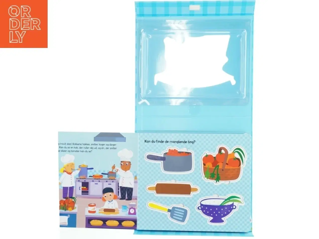 Billede 2 - Mesterkok børnebog og puslespil fra Legind (str. 28x25 cm)