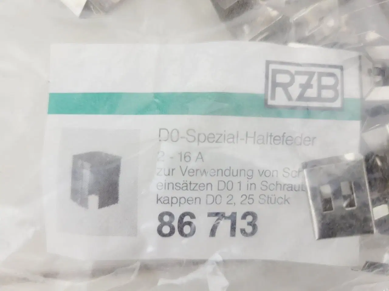 Billede 7 - Sikring HOLDEFJEDER D0