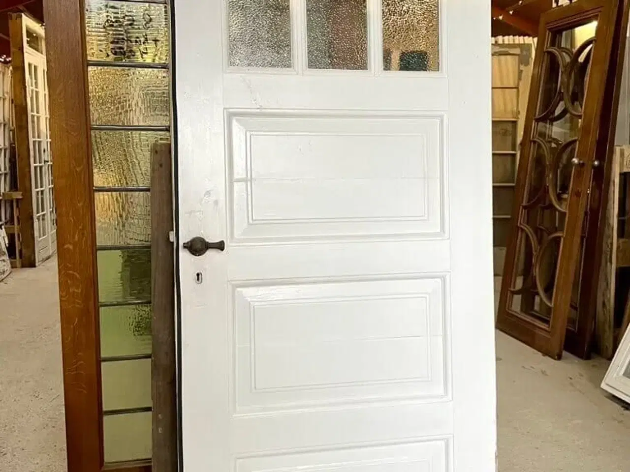 Billede 2 - Klassisk facadedør u. karm, m. glasparti