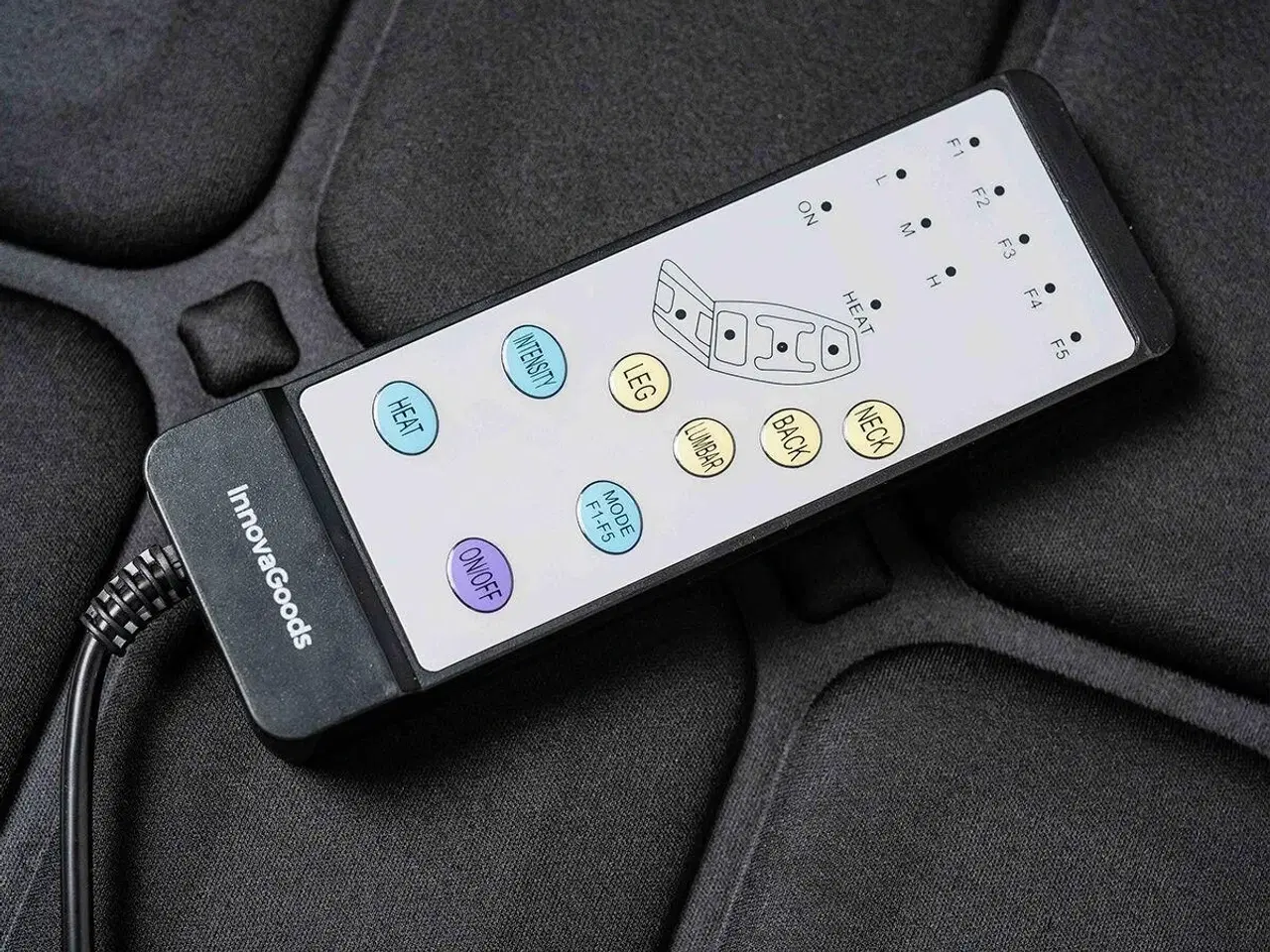 Billede 7 - Massagemåtte med vibration Vhemat - sort