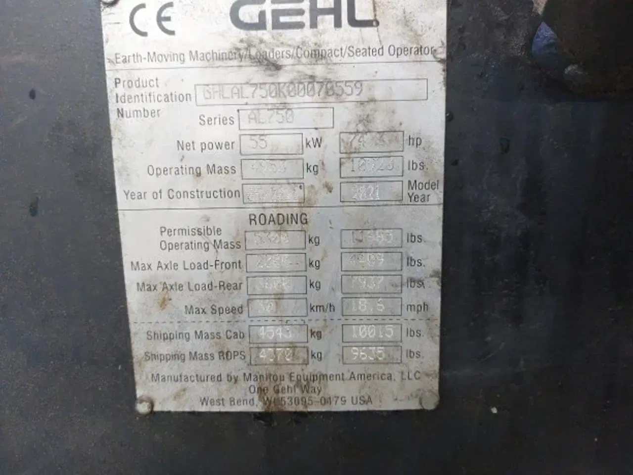 Billede 4 - Gehl AL750 Dieseltank 50310748