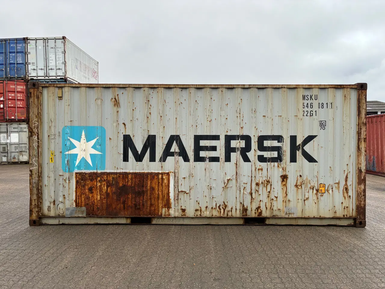 Billede 3 - 20 fods Container- ID: MSKU 546081-1